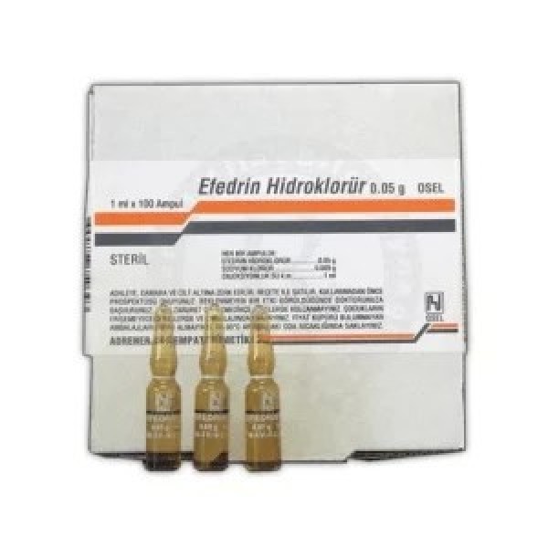 Ephedrine 50 mg/ml 1 AMP OSEL TR