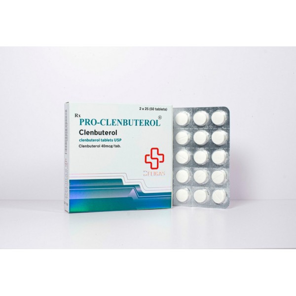 Beligas Pharma Clenbuterol (Clen) 40mcg x 50 tabs Beligas