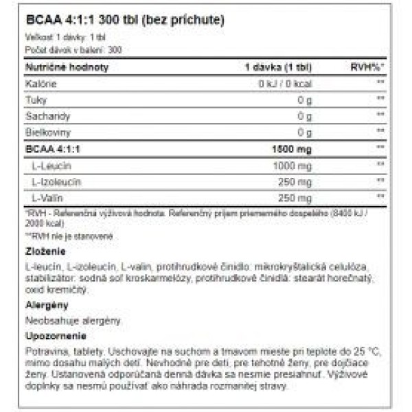 AMIX BCAA 4:1:1 Tablets AMIX